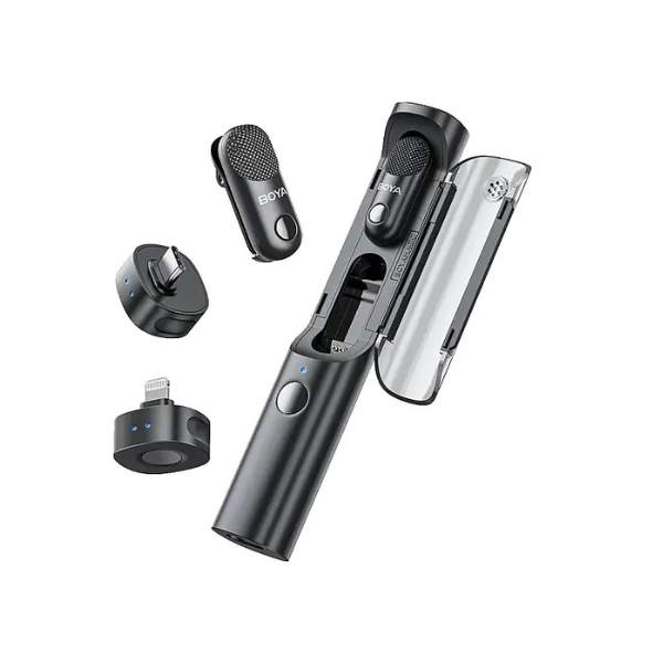 BOYA Magic-04 AI Wireless Microphone – Transformable Mic with USB-C & Lightning-dokantech