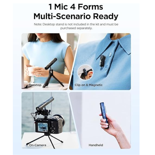 BOYA Magic-04 AI Wireless Microphone – Transformable Mic with USB-C & Lightning-dokantechBOYA Magic-04 AI Wireless Microphone – Transformable Mic with USB-C & Lightning-dokantech