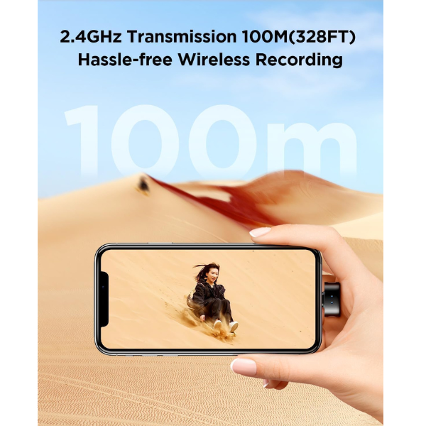 BOYA Magic-04 AI Wireless Microphone – Transformable Mic with USB-C & Lightning-dokantech