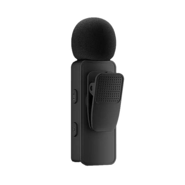 Boya BY-V30 Dual-Channel Wireless Microphone 2.4 GHz for USB-C Devices with Charging Case - Black Transmitter behind dokkan tech
