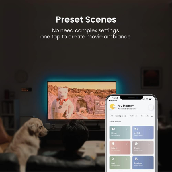 BroadLink LB4E27 Smart Bulb 9W β RGB, Music Sync, Alexa & Google-Dokkantech