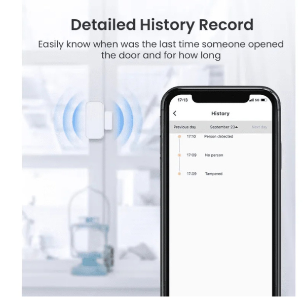 BroadLink SR4D Smart Door Sensor – Wireless, Alerts, Alexa Support-Dokkantech
