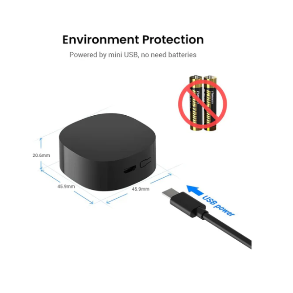 BroadLink RM4 TV Mate Universal Remote – Alexa & Google Support-Dokkantech