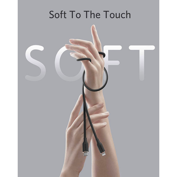 Anker PowerLine III Flow USB-C to Lightning Cable (3ft/0.9m) - DokanTech #