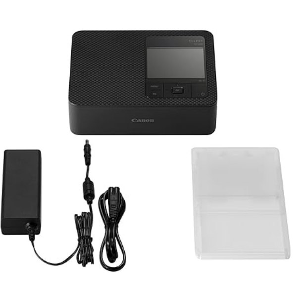 Canon SELPHY CP1500, Wi-Fi, 41 Second Printing, 8.9cm LCD - Black + KP-108IN Color Ink and Paper Set + NB-CP2LH Battery Pack Gift 🎁