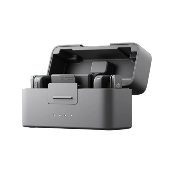 DJI Mic Mini – Dual Wireless Mic System with Charging Case - Black - Dokkantech