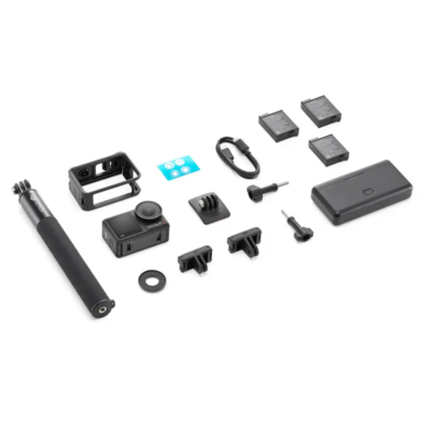 DJI Osmo Action 4 Adventure Combo – 4K Action Camera – Black - Dokkantech