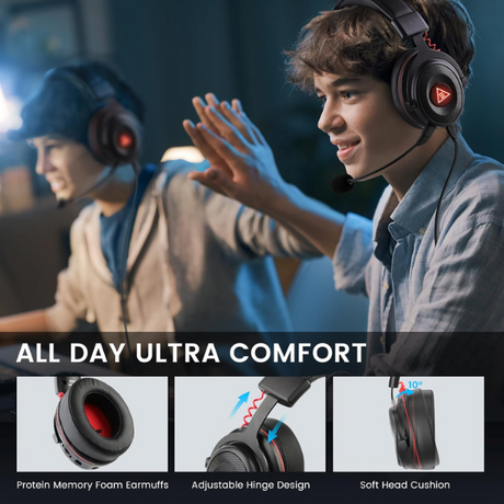EKSA E900 Pro Gaming Headset - 7.1 Surround, Noise-Canceling Mic - Dokkantech