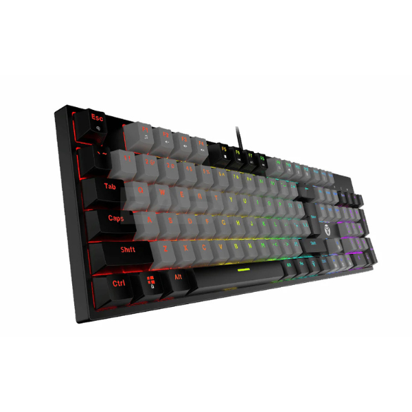 Fantech Atom 104 MK886 V2 Mechanical Gaming Keyboard – Red Switch – Gray-dokantech