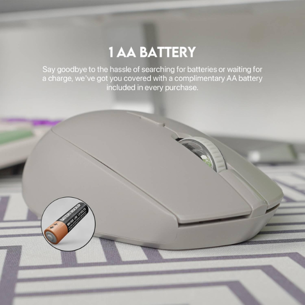 Fantech W193 GO Dual Mode Wireless Mouse – Ergonomic , 1600 DPI- Dokkantech