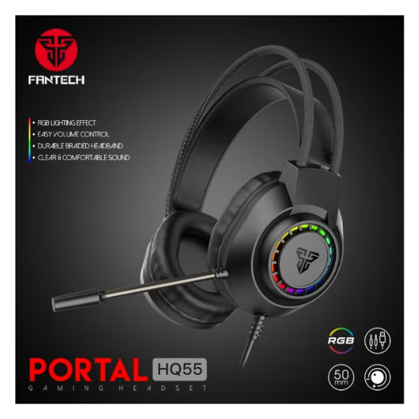 FantechPortalHQ55WiredGamingHeadset3.5mm_USB-Black-dokantech