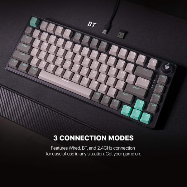 Fantech Atom Pro83 MK913 RGB 75% Mechanical Gaming Keyboard - Saturn - Dokkantech
