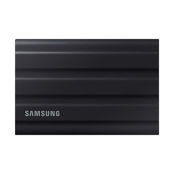 SAMSUNG T7 Shield 2TB, Portable SSD, up-to 1050MB/s, USB 3.2 Gen2, Rugged, IP65 Water & Dust Resistant, for Photographers, Content Creators and Gaming, Extenal Solid State Drive (MU-PE2T0S/AM), Black