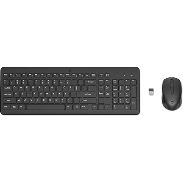HP 330 wireless keyboard and mouse combo Arabic-English – front view