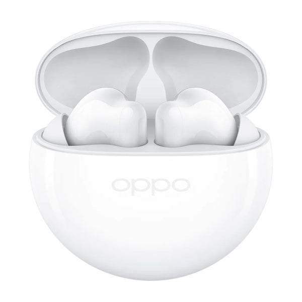 OPPO Enco Buds2 wireless earbuds – front view white