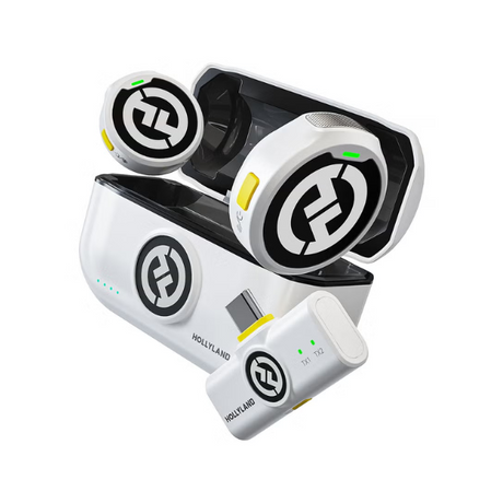 Hollyland LARK M2 Wireless Lavalier Microphone (Type-C) - Ivory White - Dokkantech