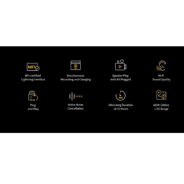 Hollyland Lark C1 Duo (2 TX + 1 RX) With USB-C Connector - Cool Black-dokantech#