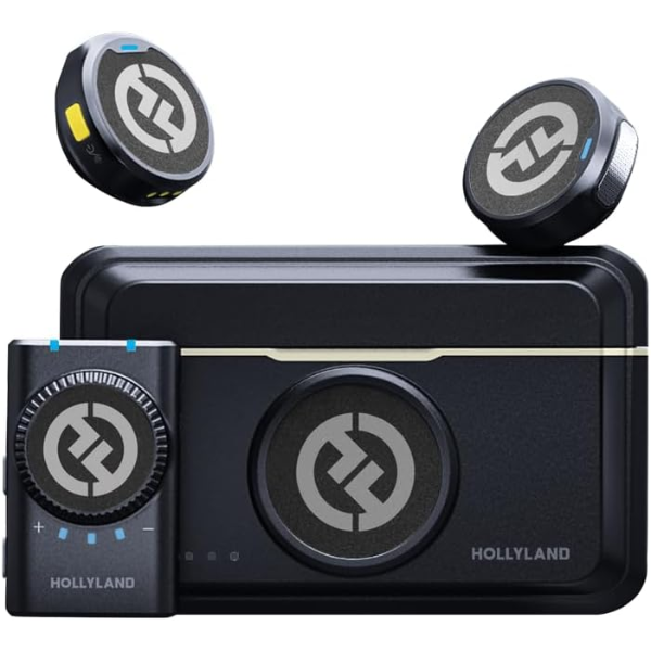 Hollyland Lark M2 Wireless Dual Lavalier Microphone - DokanTech #