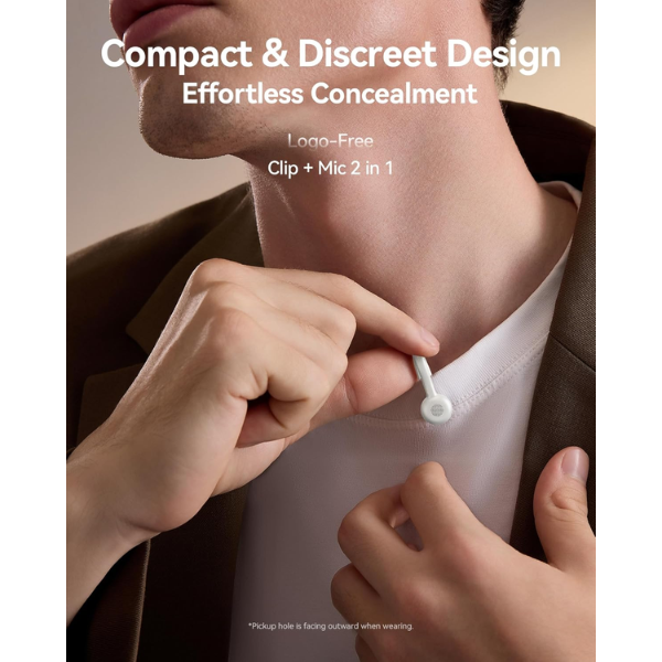 Hollyland Lark M2S Ultimate Combo Wireless Mic – Glacier White - Dokkantech