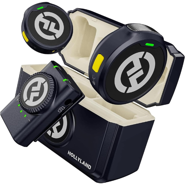 Hollyland Lark M2 Wireless Dual Lavalier Microphone - DokanTech #