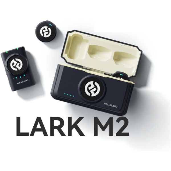 Hollyland Lark M2 Wireless Dual Lavalier Microphone - DokanTech #