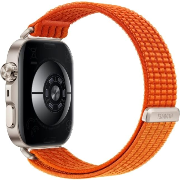 Huawei Watch Fit 5 Pro FullView Display, Sapphire Glass, Mini-Workout - Orange BEHIND