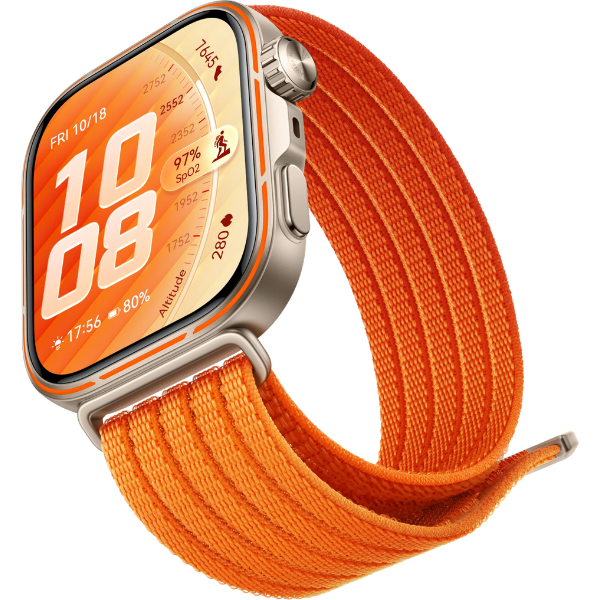 Huawei Watch Fit 5 Pro FullView Display, Sapphire Glass, Mini-Workout - Orange Dokan tech..