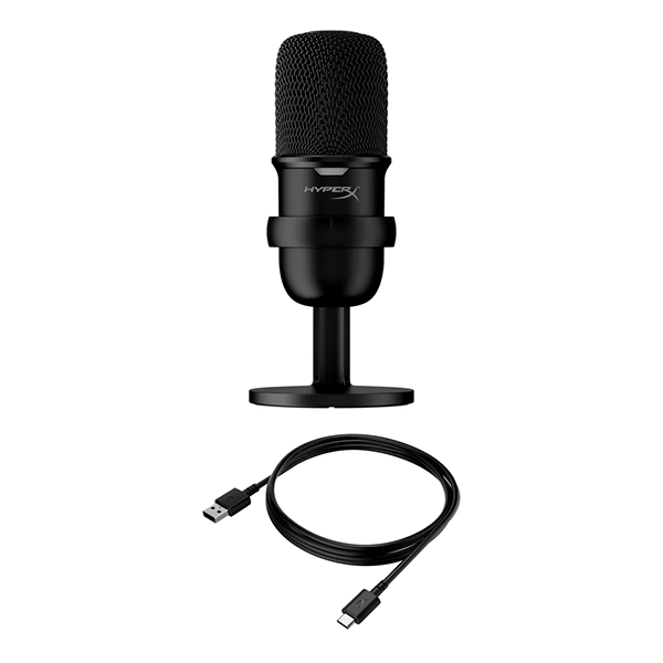 DokanTech_HyperX SoloCast – USB Condenser Gaming Microphone for PC, PS4, and Mac - Black - DokkanTech