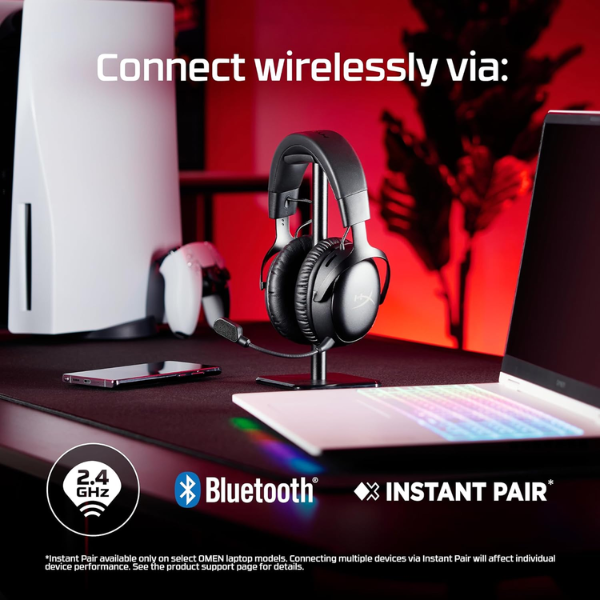 HyperX Cloud III S Wireless Gaming Headset – Long Battery, Multi-Connect, Comfort dokkan tech.