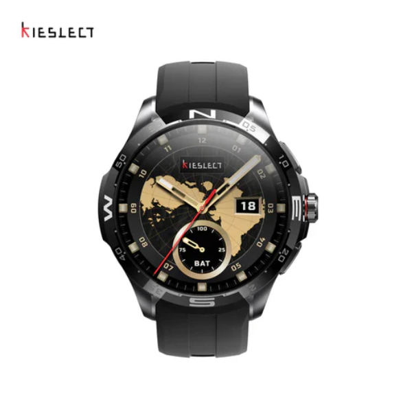 Kieslect Actor smartwatch 1.6-inch AMOLED Bluetooth calling 5ATM – front view
