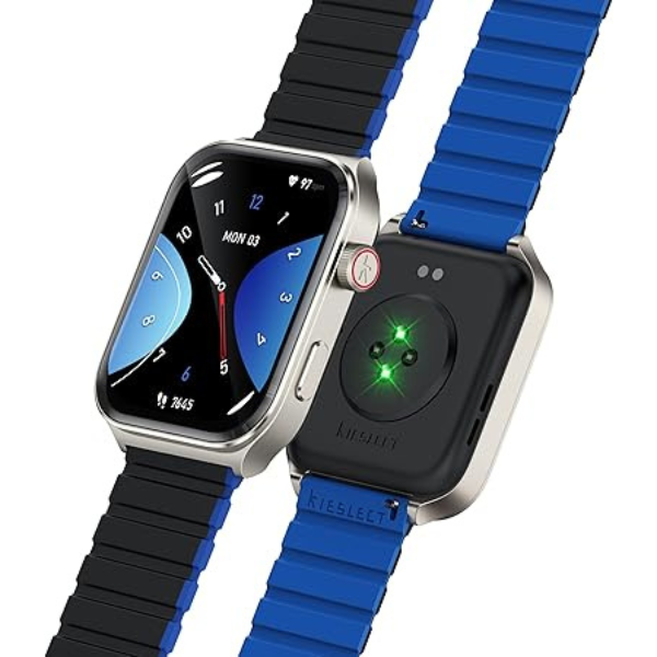 ساعة Kieslect KS2 الذكية للاتصال (حزام مزدوج) - رمادي فضائي