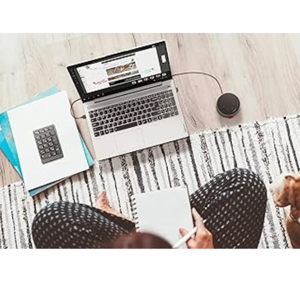 Lenovo Go Wired Speakerphone USB-C – Certified for Microsoft Teams, Black-dokantech