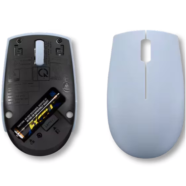 Lenovo 300 Wireless Compact Mouse, Frost Blue. - DokanTech