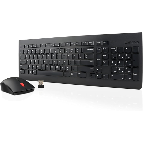 Lenovo 510 Wireless Combo Keyboard & Mouse - Arabic - Black-dokkantech