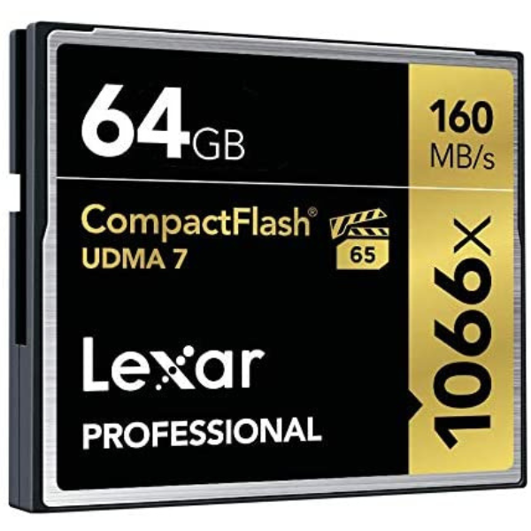 Lexar Professional 1066x CF card – 64GB variant