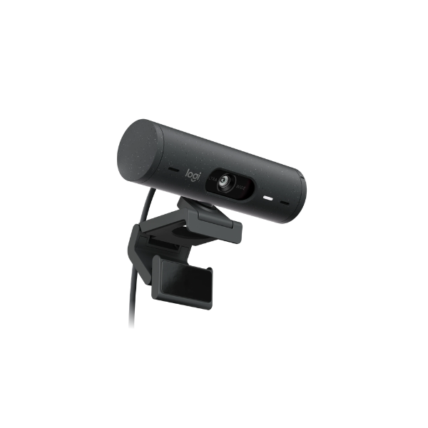 LogitechBrio500FullHD1080pWebcamwithLightCorrection_Auto-FramingRightViewBlack-DokkanTech