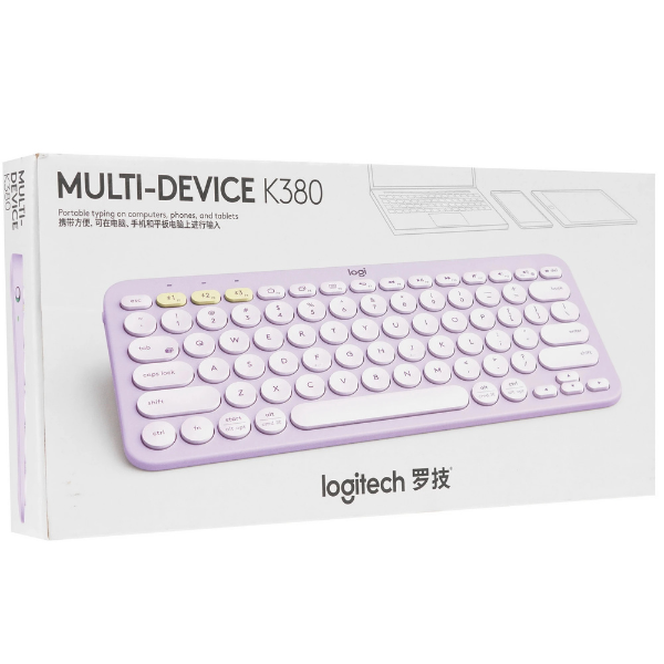 LogitechK380Multi-deviceBluetoothKeyboardEnOnly-LavenderLemonade_AsiaVersion - DokkantTech
