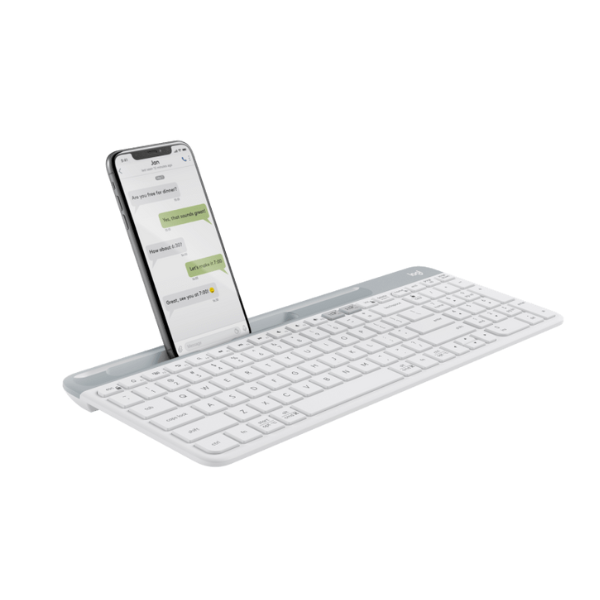 لوحة مفاتيح لاسلكية متعددة الأجهزة Logitech K580 Slim – صغيرة الحجم