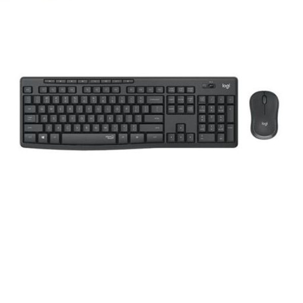 Logitech MK295 silent wireless keyboard and mouse combo Arabic – front view
