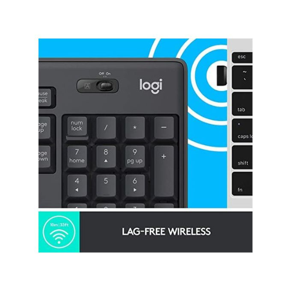 Logitech MK295 silent wireless combo – desk lifestyle