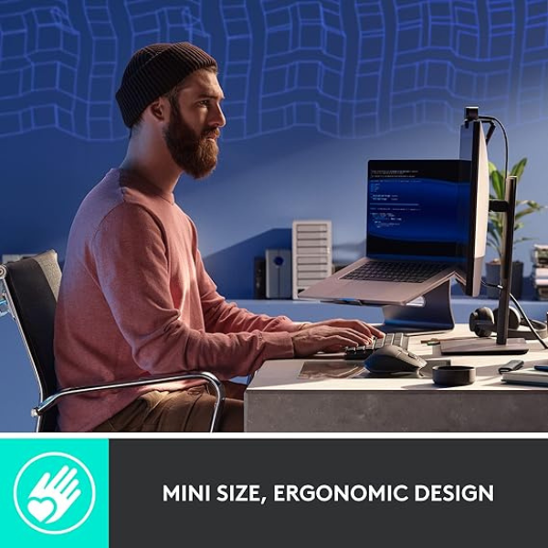 Logitech MX Mechanical Mini Clicky  Switches Wireless Keyboard – Graphite (US)Only- DokanTech #