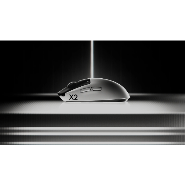 Logitech PRO X2 SUPERSTRIKE - underside HERO sensor and switches