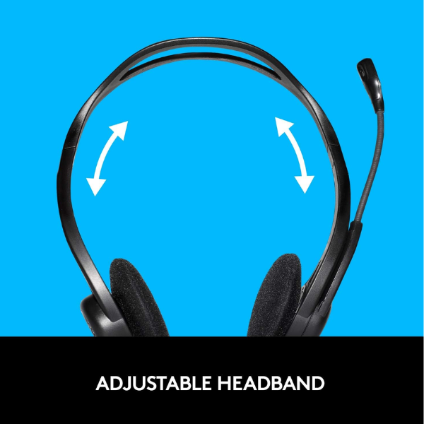 Logitech 960 USB PC Headset, Black - DokanTech #