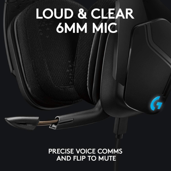 Logitech G635 gaming headset – LIGHTSYNC RGB