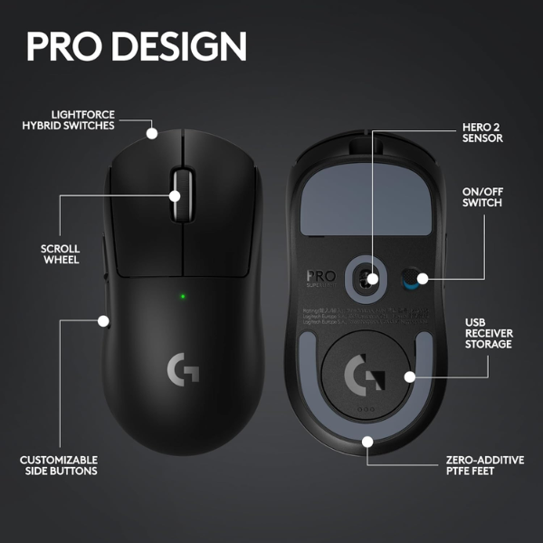 Logitech G PRO X SUPERLIGHT 2 LIGHTSPEED - Dokkantech
