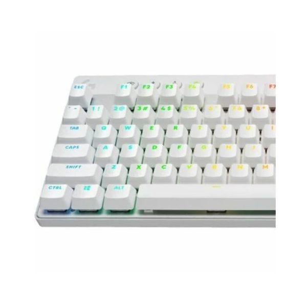 Logitech PRO X TKL LIGHTSPEED Wireless Gaming Keyboard GX Brown Switches – White- DokanTech #