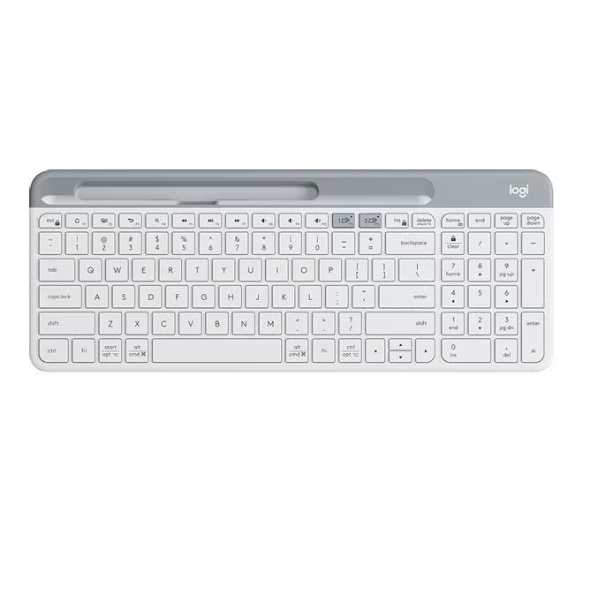 لوحة مفاتيح لاسلكية متعددة الأجهزة Logitech K580 Slim – صغيرة الحجم