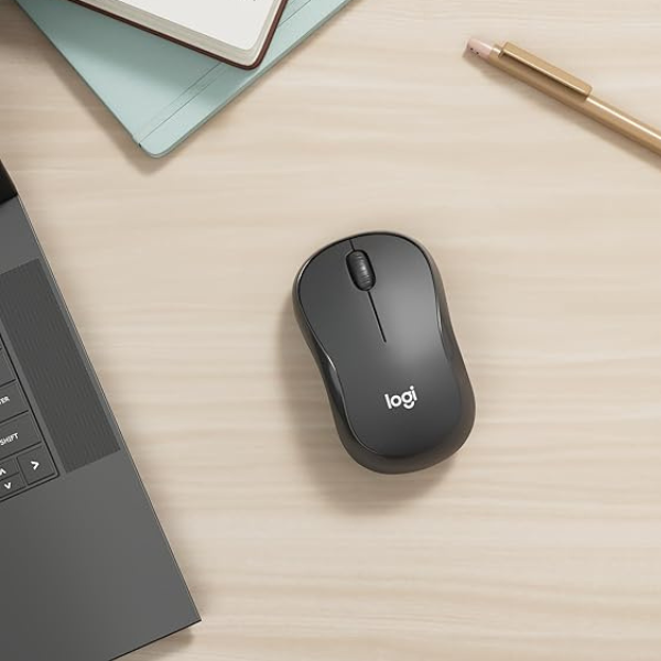 Logitech M240 Silent Bluetooth Mouse, Wireless, Compact, Portable _Black#Dokkan Tech