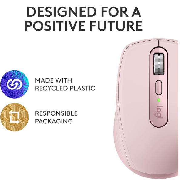 Logitech MX Anywhere 3S Mouse: 8K DPI, Multi-Device, Quiet Clicks.