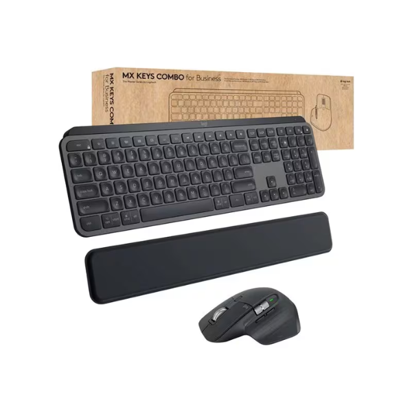 Logitech MX Keys Combo for Business Gen 2 – keyboard, mouse and palm rest set